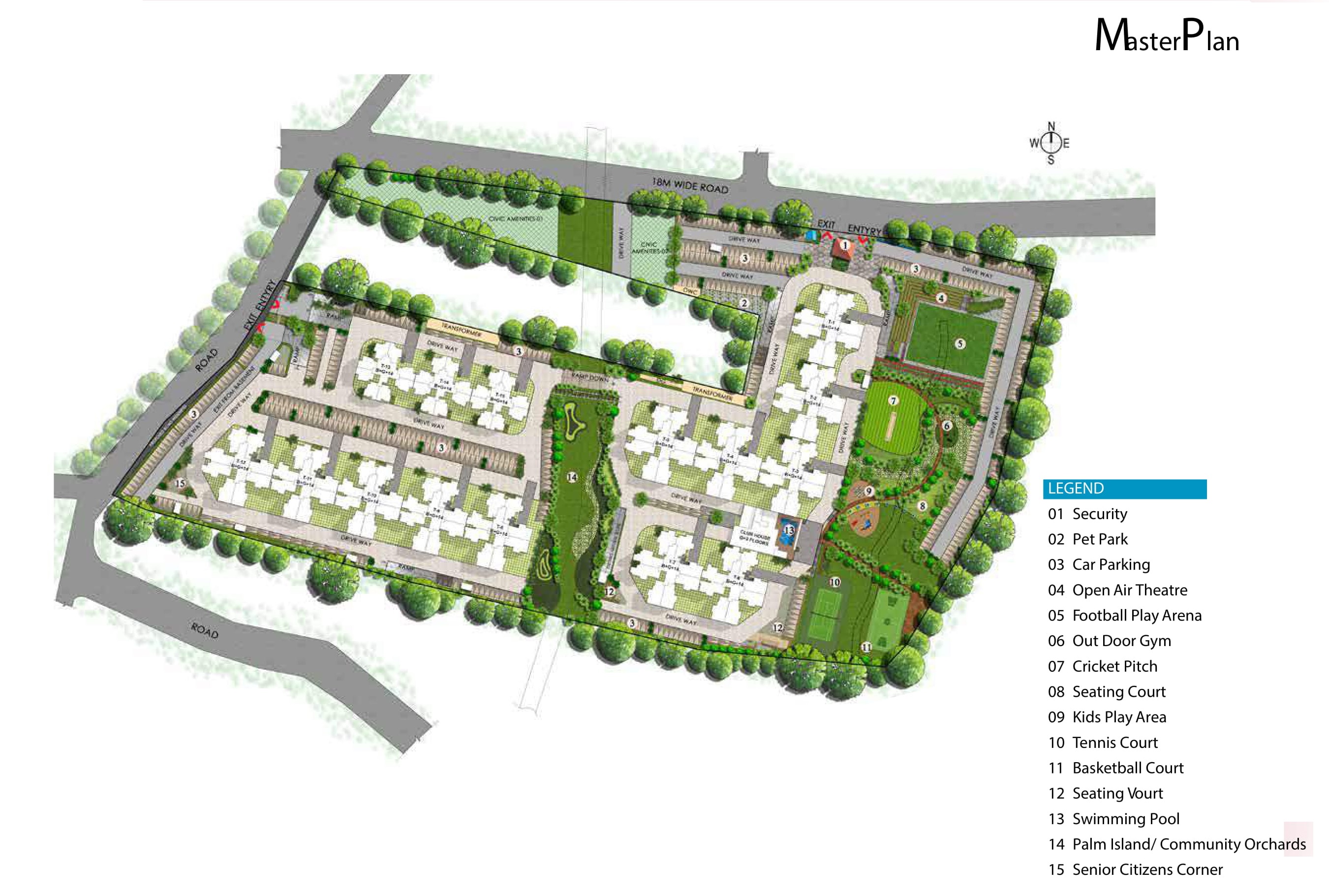 Prestige Primrose Hills Master Plan